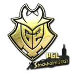 Sticker | G2 Esports (Gold) | Stockholm 2021