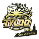 Sticker | Tyloo (Gold) | Stockholm 2021