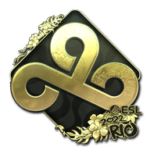 Sticker | Cloud9 (Gold) | Rio 2022