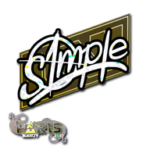 Sticker | s1mple (Glitter) | Paris 2023