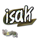 Sticker | isak (Glitter) | Paris 2023