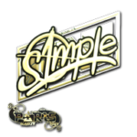 Sticker | s1mple (Gold) | Paris 2023