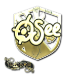 Sticker | oSee (Gold) | Paris 2023