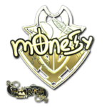 Sticker | m0NESY (Gold) | Paris 2023