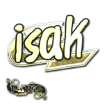 Sticker | isak (Gold) | Paris 2023
