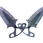★ Shadow Daggers | Blue Steel (Battle-Scarred)
